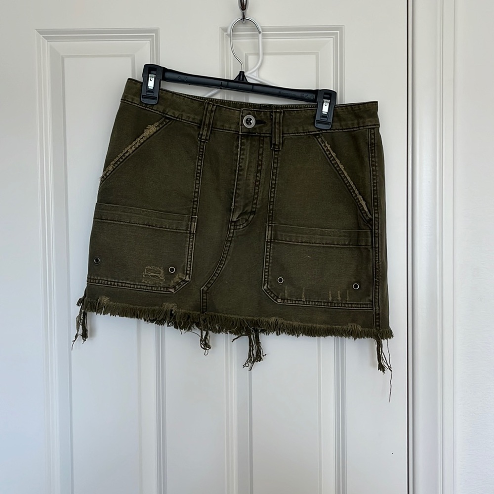 Army skirt free people
